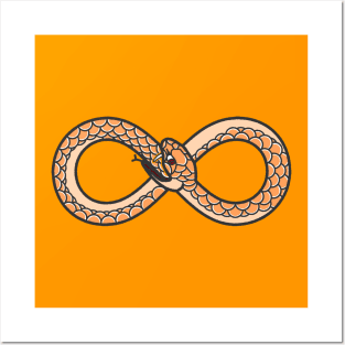 Yellow Ouroboros Posters and Art